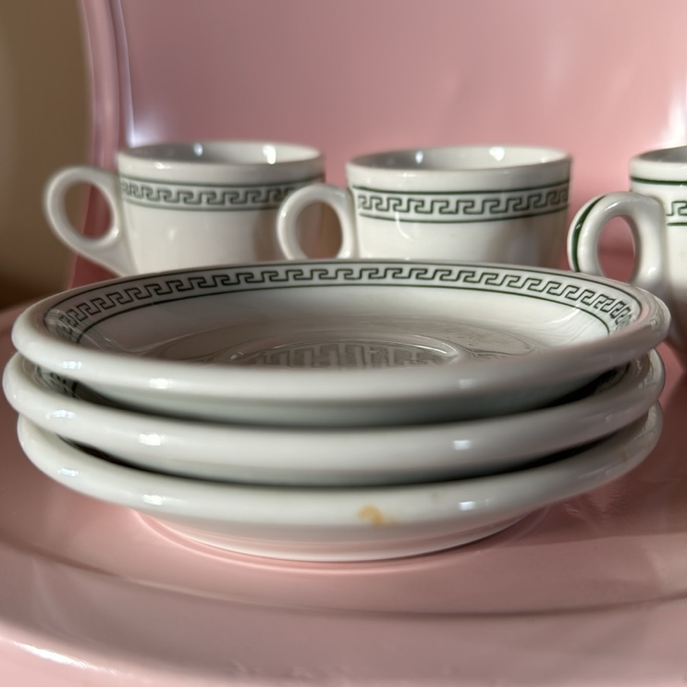 O.P.CO. SYRACUSE CHINA ESPRESSO SET - Picture 9 of 11